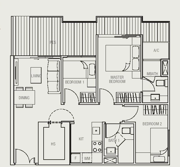 Midtown Residences Patio Selling Singapore