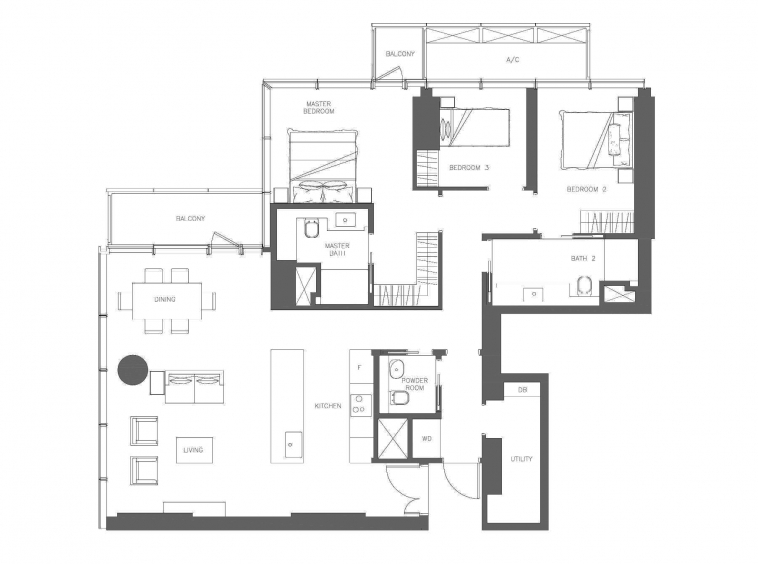 Wallich Residence 3 Bedroom Selling Singapore